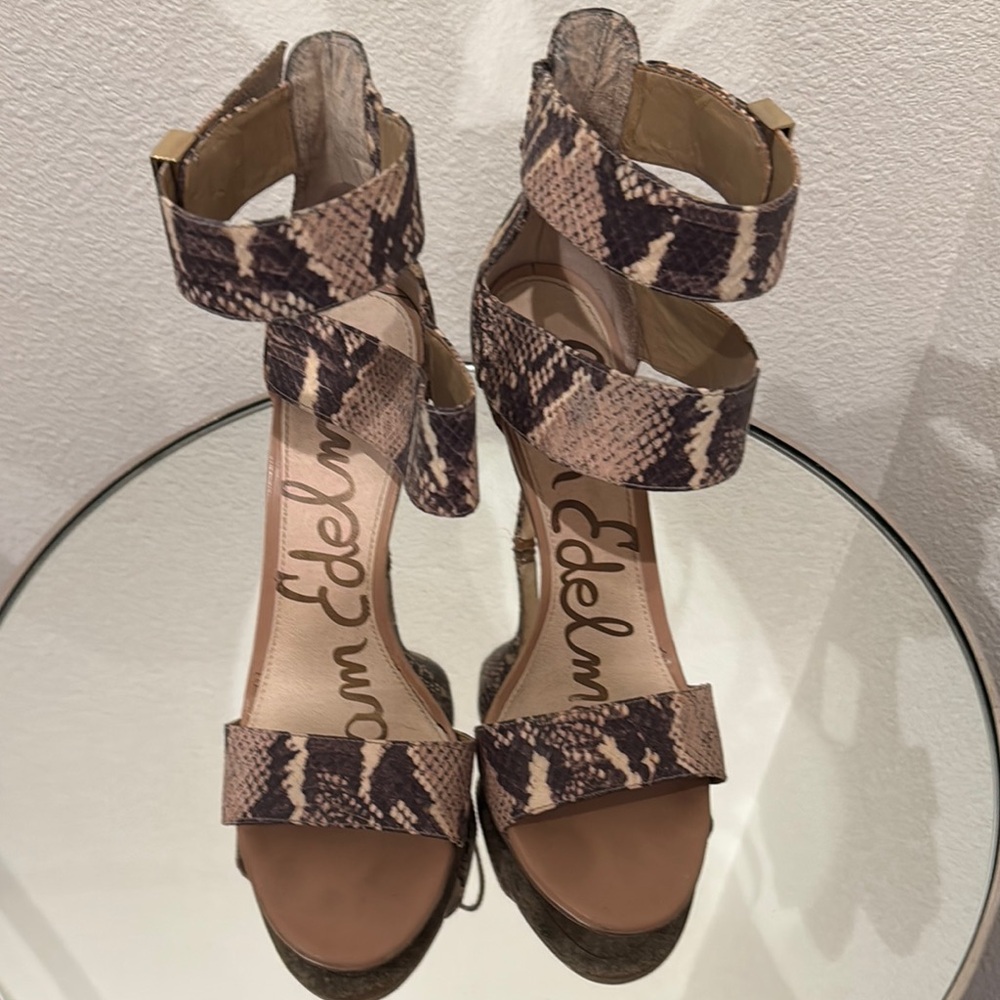 Sam Edelman Snake Print Women's Sandals